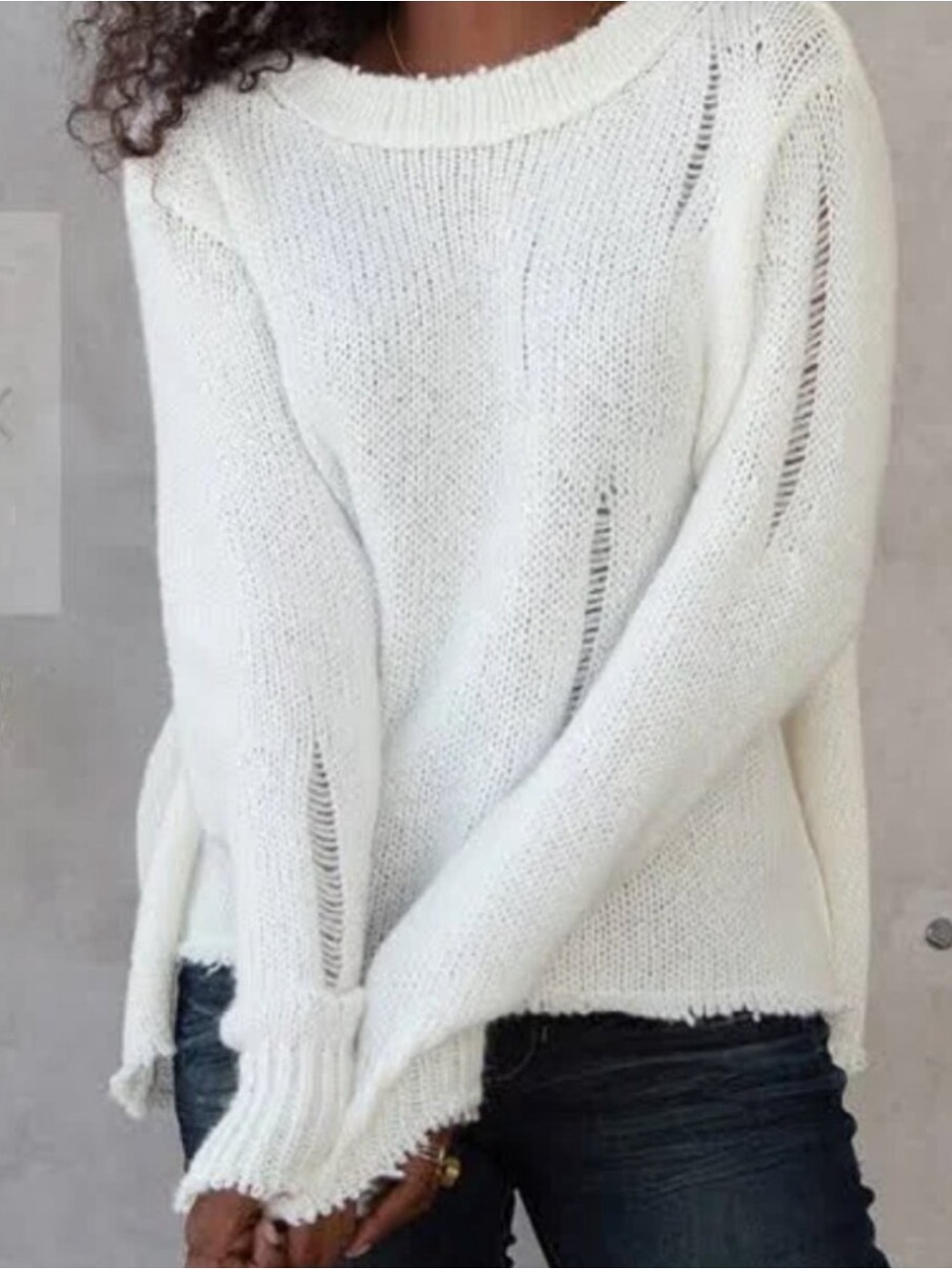 Wooden Ships Oliver‎ Distressed Sweater M/L
